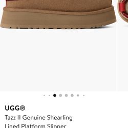 Ugg Tazz II Size 8 Chestnut 
