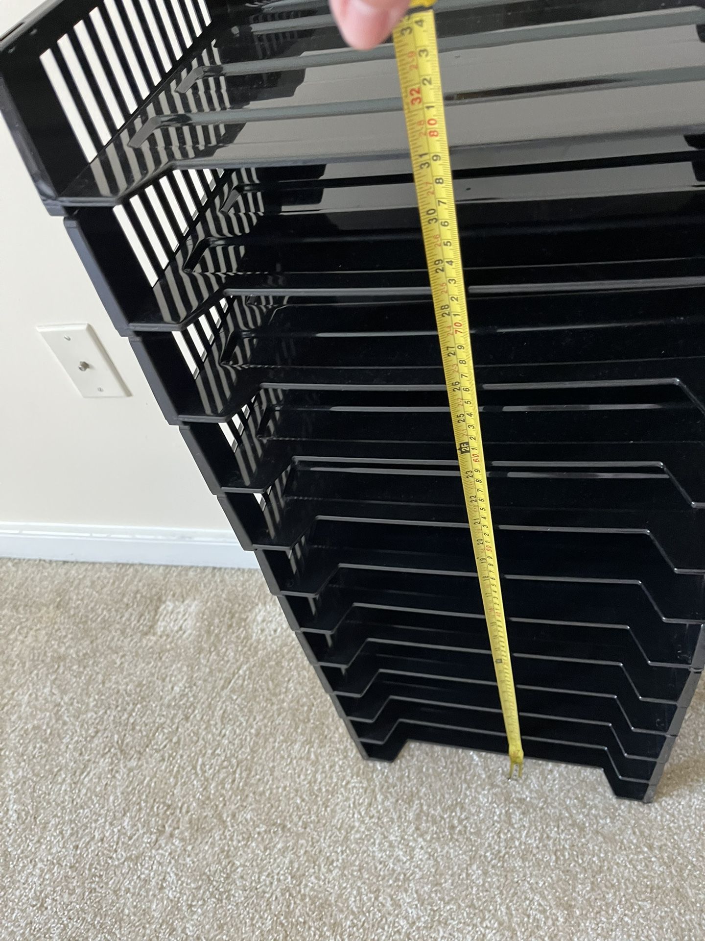 Desk Trays Black