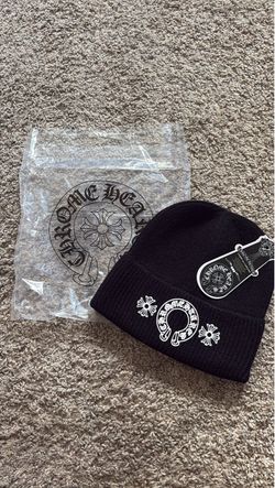Chrome Hearts Black Knit Beanie