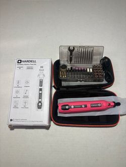 Hardell Cordless Rotary nail Tool Kit with Accessories