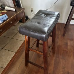 Leather Chair Stools 