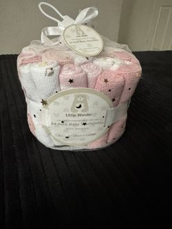 Baby Girl Washcloths