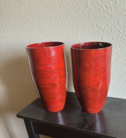 Red Vases