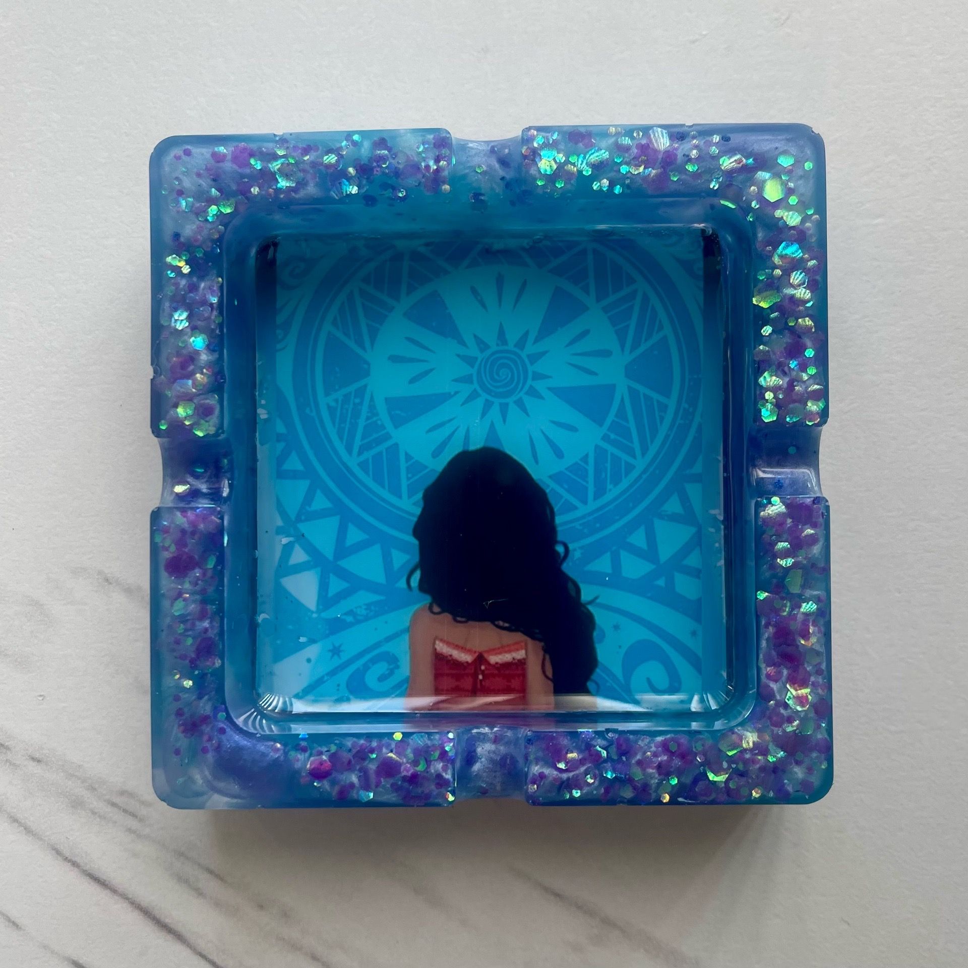 Moana Resin Ashtray | Custom Disney-Inspired Decor