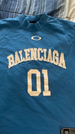 Balenciaga blue 10 shirt