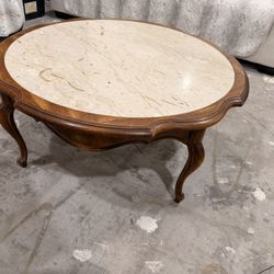 Marble Wood Coffee Table