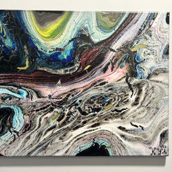 Original Acrylic Pour Art 20.5” x 16.5” x 0.5”