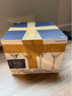 Set of 4 Martini Glasses