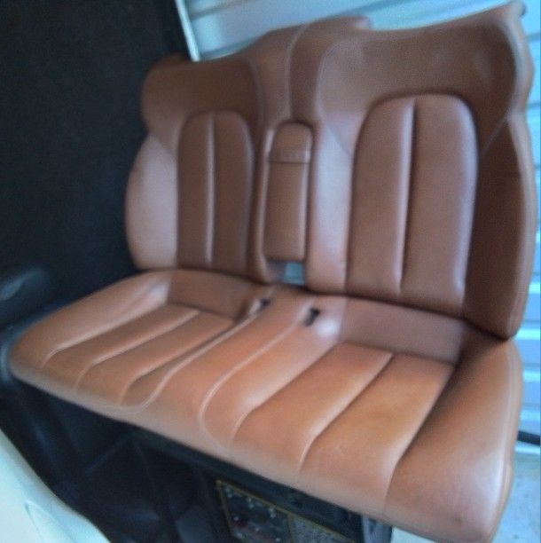 W208 Cabriolet Brown Leather Rear Seats
