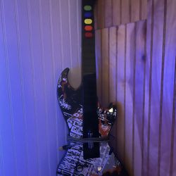 Modded Guitar Hero Guitar (Fully Mechanical)