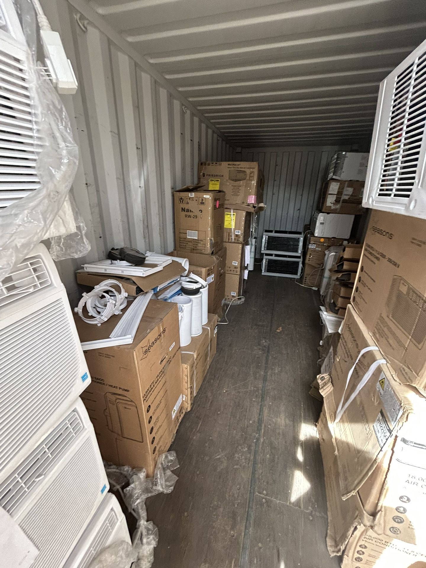 New AC Units – 8,000 to 25,000 BTU – With Warranty