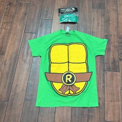 Green Teenage Mutant Ninja Turtles Shirt And Mask