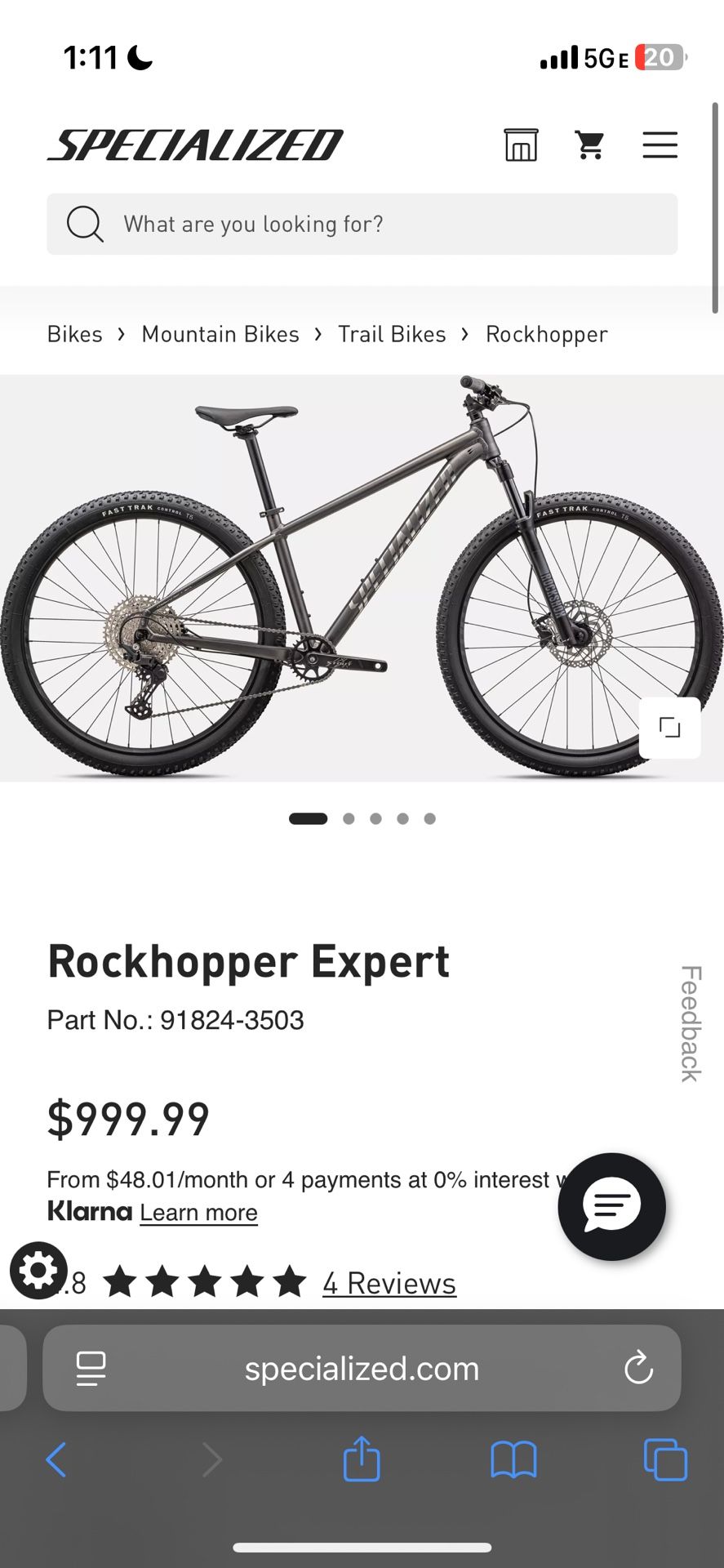 Specialized Rockhopper Expert Mountain Bike