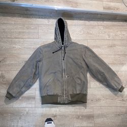 Vintage Brown Carhartt jacket with hood for Sale in Cypress CA