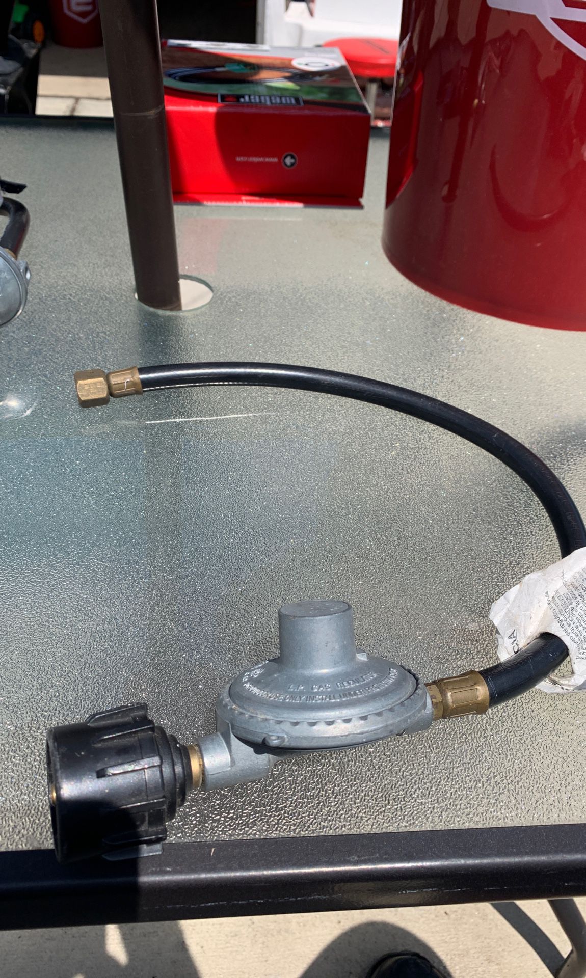 Universal LP gas regulator hose! New! Bbq grill