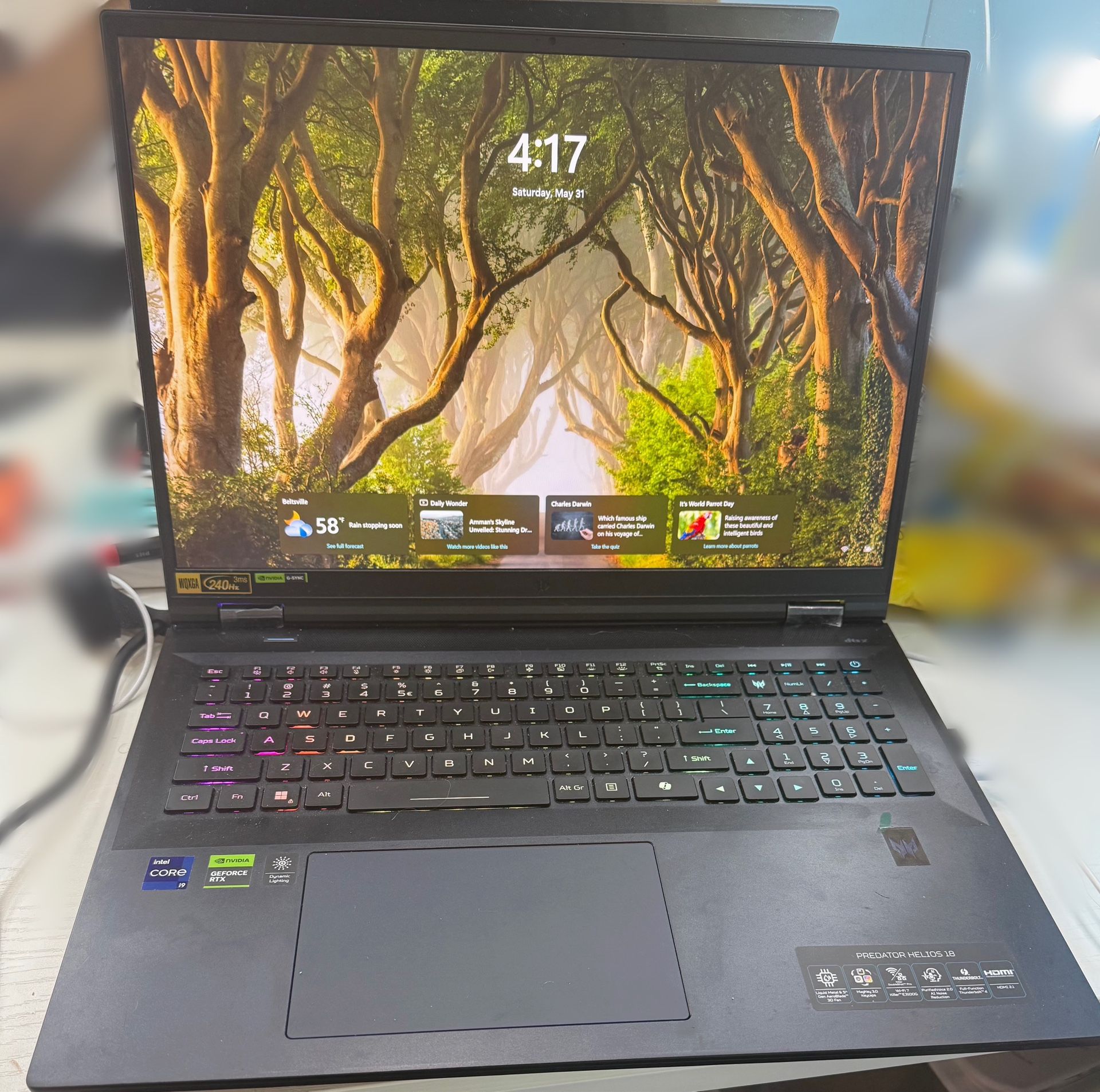 Acer - Predator Helios 18 Gaming Laptop - 18" Intel i9-14900HX – GeForce RTX 4080 - 64GB DDR5