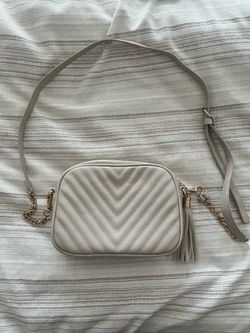 Beige Colored Crossbody Bag