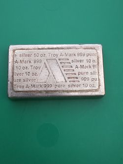 Vintage 10 Oz Usvi Silver Bar