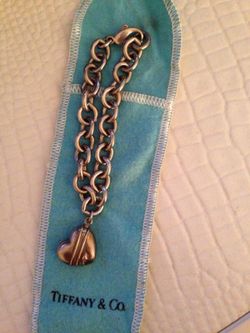 Tiffany sterling Heart Bracelet