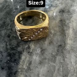 Gold Nugget Ring