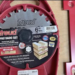 Freud 6” Dado Set