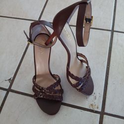 Ralph Lauren Stilleto Sandals Brown