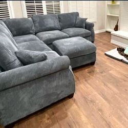 Sectional Sofa With Ottoman 