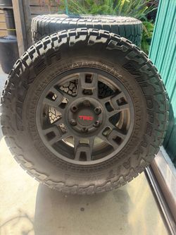 Toyota Tacoma TRD rims and tires