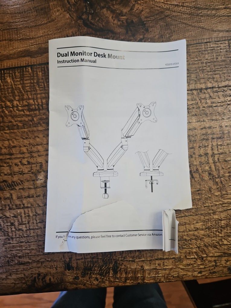 Dual Monitor Desk Mount