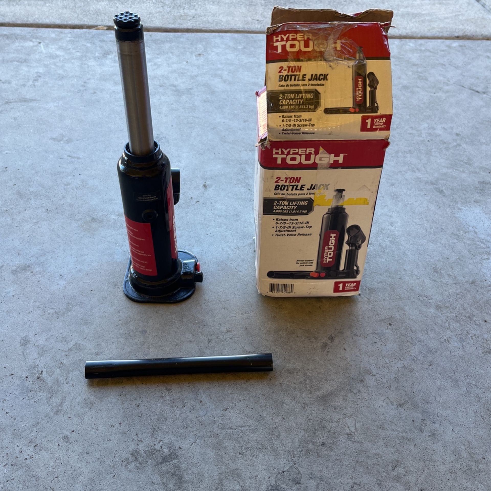 Hyper Tough 2 Ton Bottle Jack