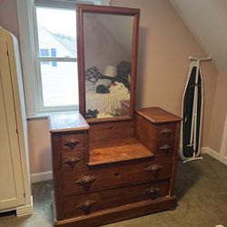 Solid wood dresser