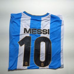 Brand New - Argentina Soccer Jersey #10 Messi - Adult XL