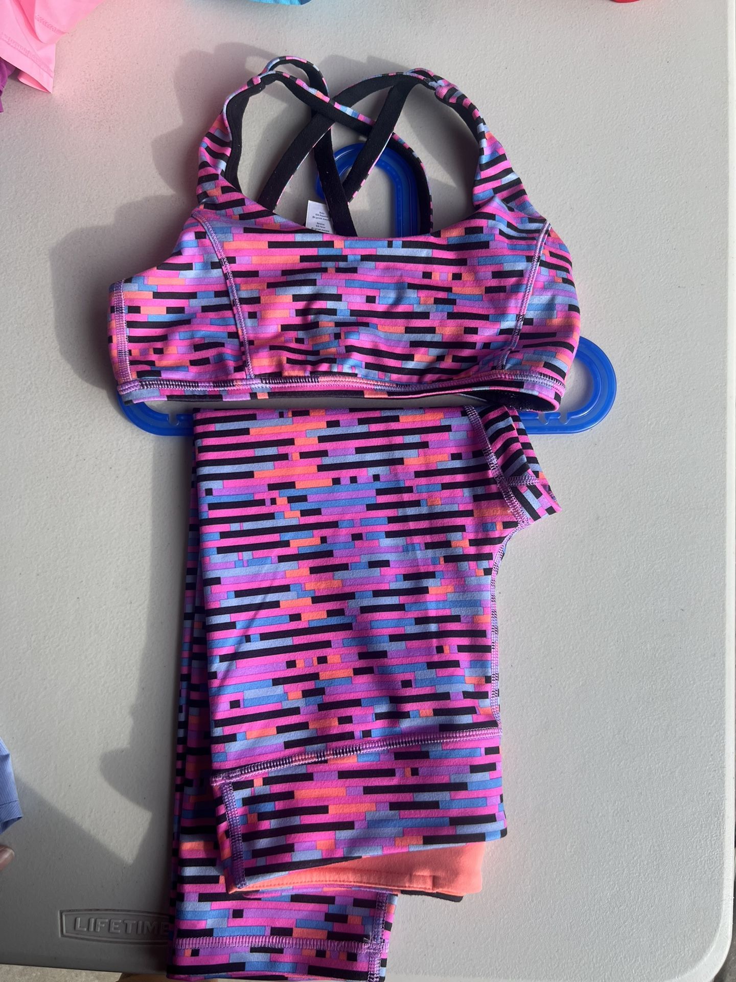 Ivivva Youth Active Pant And Top Set Sz 12