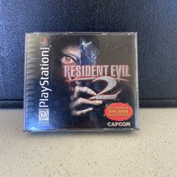 PlayStation 1 PS1 Resident Evil 2 Plus Leon Capcom in Original Case 