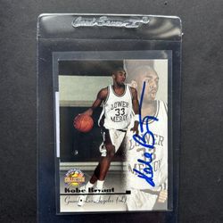 1996 Kobe Bryant Score Board Rookie Auto Questionable Authenticity per SGC