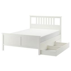 Storage Boxes For Queen Size IKEA Bed 