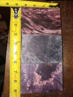 Stabilized Burl wood blocks