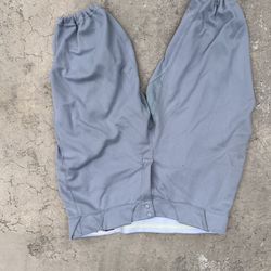 Grey Short Baseball Pants 