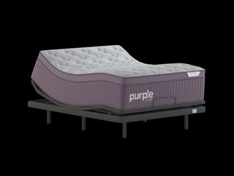 Twin Xl Luxury Bed Frame With Mattress- Purple Bed Adjustable