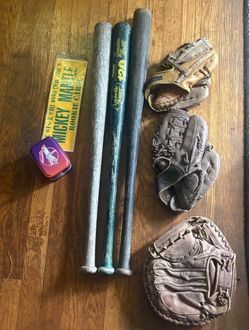 Vintage baseball memorabilia