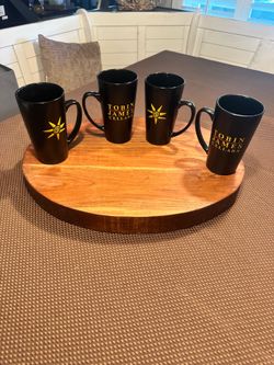 4 Tobin James coffee mugs