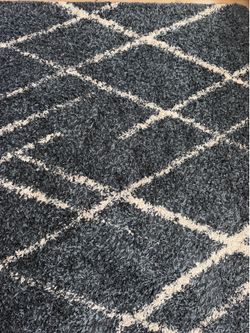 Blue Shag Rug Thomasville