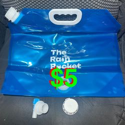 Collapsible Water Container with Spigot, Water Storage Bag Carrier Jug Foldable Portable Water Canteen Food Grade Plastic Storage Jug for Outdoor Hiki