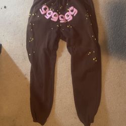 Brown Sp5der Pants
