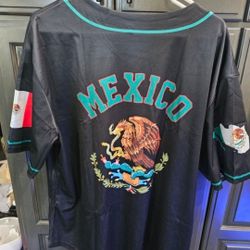 Mexico Baseball Jersey Sublimation New! Sizes M,L, XL And 2XL