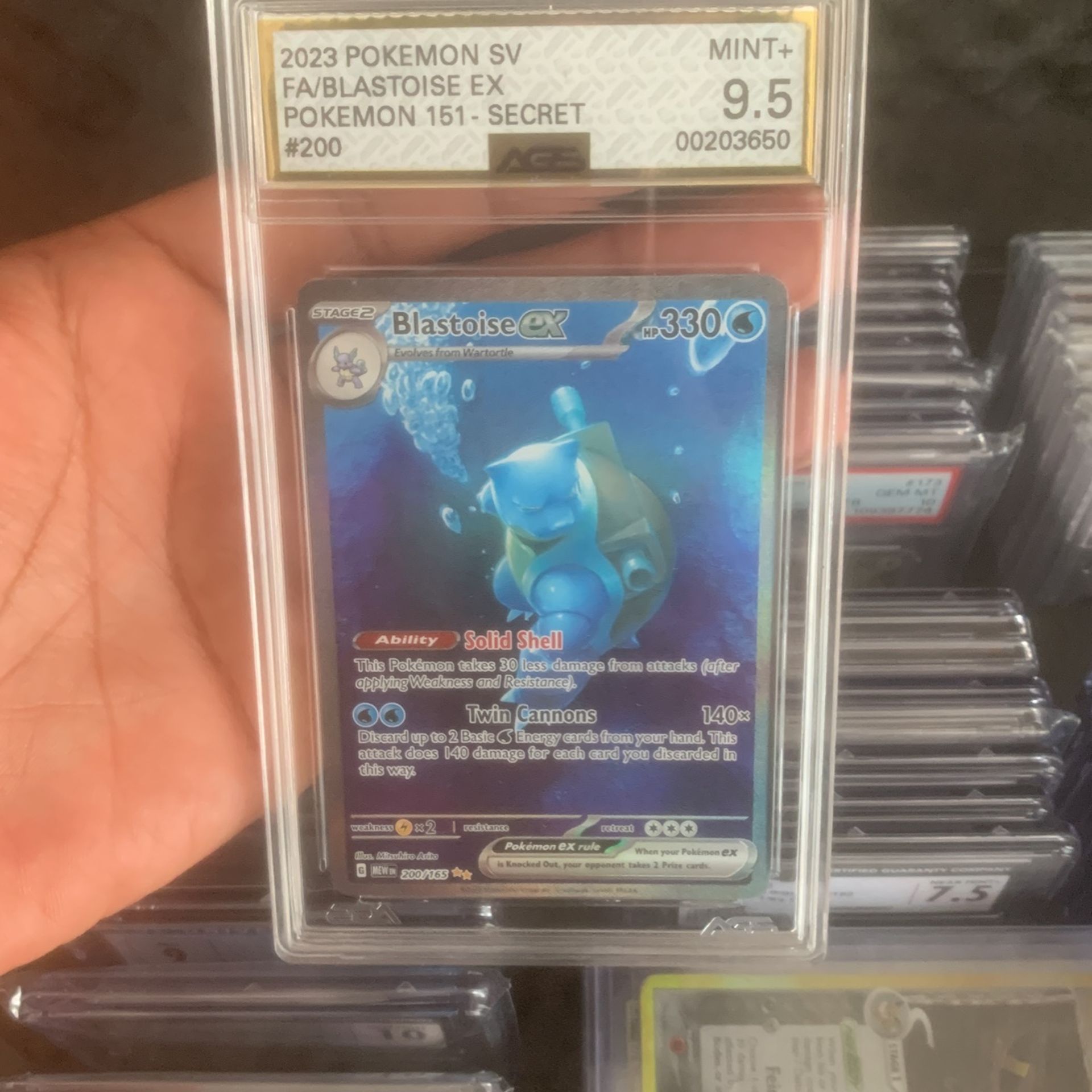 Blastoise Ex 200/ 165