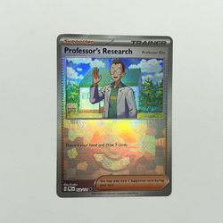 Professor's Research 123/131 Poke Ball Holo Prismatic Evolutions Pokémon  M NM