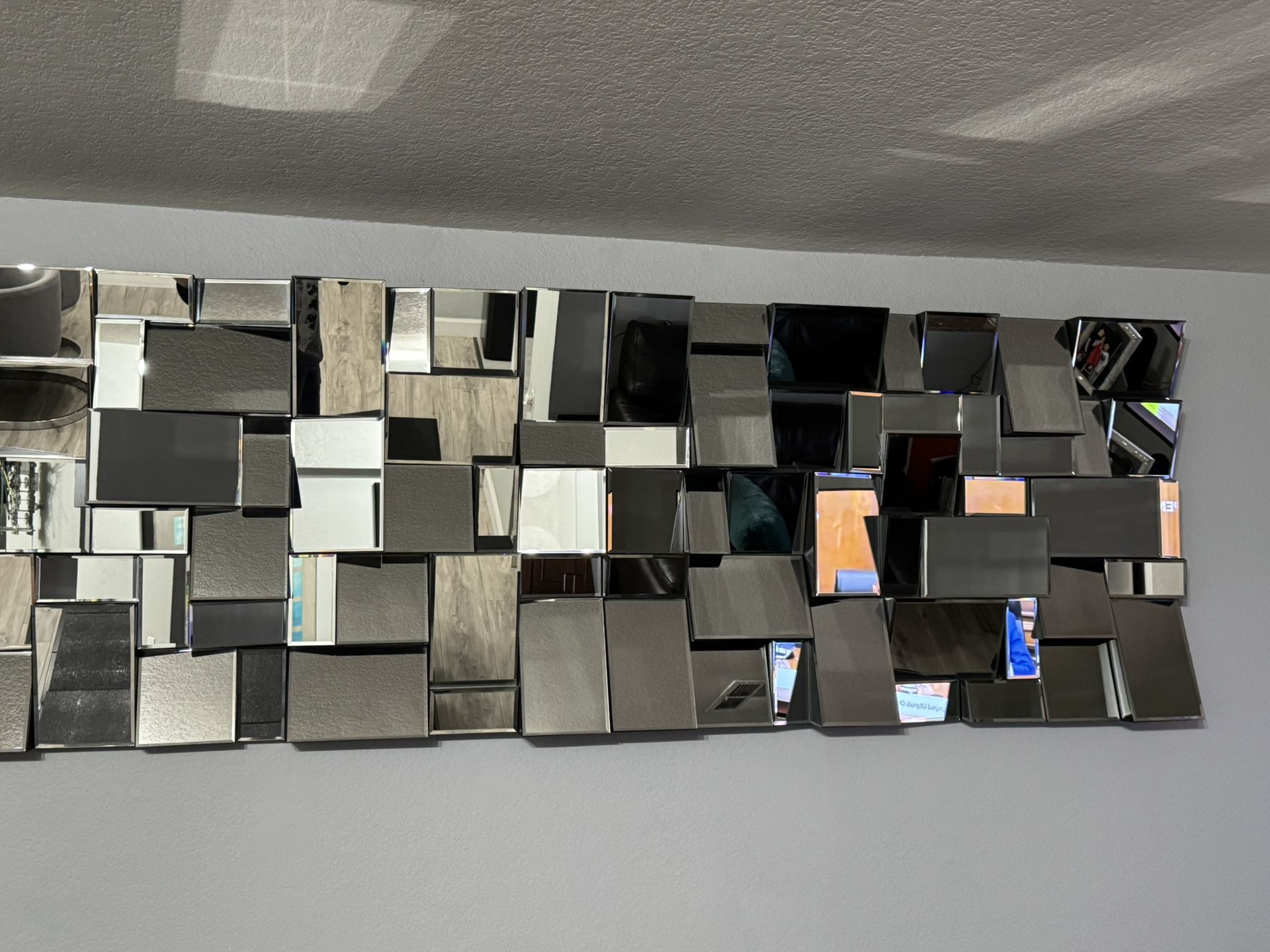 Patternized Modern Mirror
