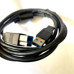 Genuine HP 917468 USB 3.0 Cable A-Male to B-Male - 6ft - Black 