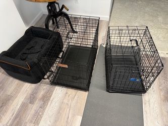 Dog kennels and double dog car seat
